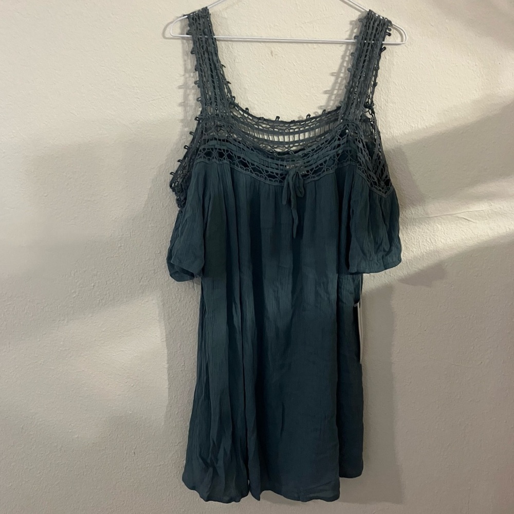 O'Neill Dominica Cold Shoulder Woven Detailed Mini
Dress Blue Size: M NWT - Picture 5 of 9
